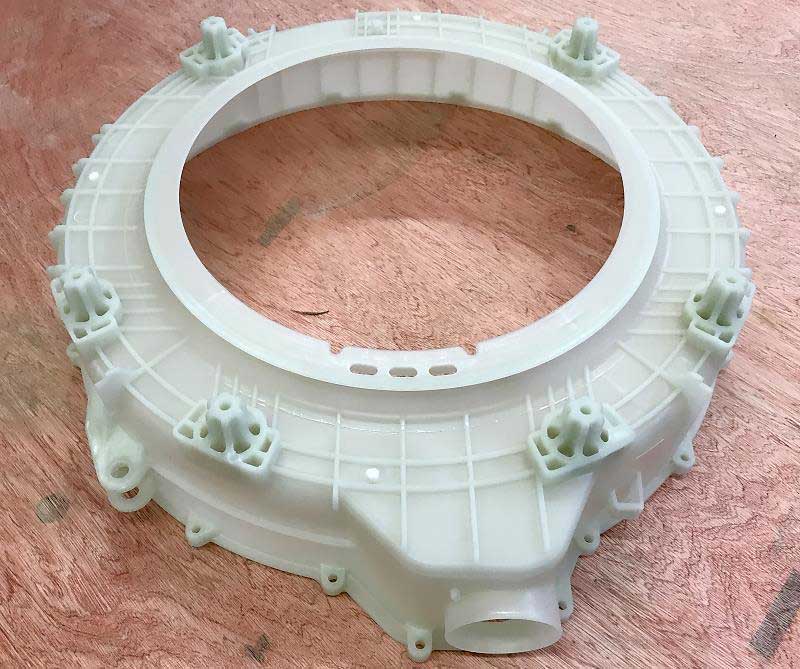 Haier Washing Machine Tub Part produced by ChenHsong JM1600-C3-SVP/2 Injection Molding Machine