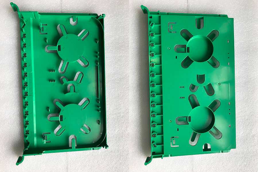 Electronics Fuse Box Enclosures produced by ChenHsong EM220-SVP/2 Injection Molding Machine