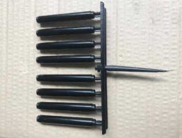 Eyebrow Pen Tubes Produced by ChenHsong EM150-SVP/3+ Injection Molding Machine Massively