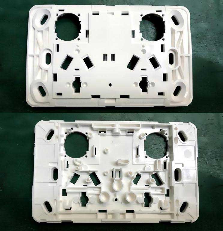 Legrand Electric Wall Plates produced by ChenHsong EM220-SVP/2 Injection Molding Machine