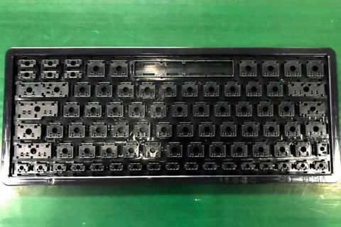 PC Keyboard Bases produced by JM168-MK6 Injection Molding Machine