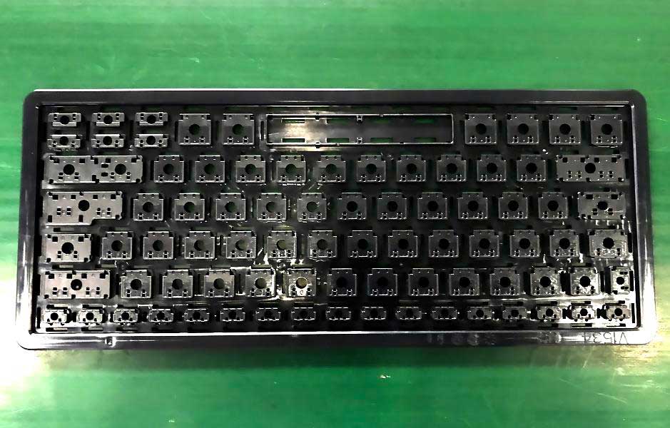 PC Keyboard Bases produced by JM168-MK6 Injection Molding Machine