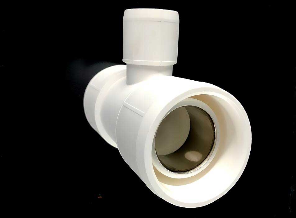 Pipe Fittings produced by ChenHsong EM480-SVP/2 Injection Molding Machine