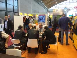 Visitors discussed at Chen Hsong booth in Fakuma-2015