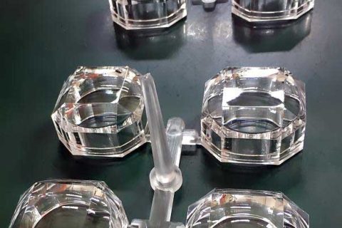 The Appearance of Cosmetic Jar Lids produced by EV180-V Injection Molding Machine