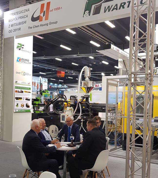 The stand was very successful. It was visited by a large group of regular customers who confirmed their attachment to Chen Hsong injection molding machines.