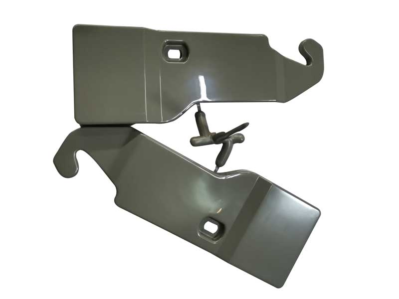 Right Upper Door Hinge Cover producing by JM200-MK6e  injection molding machine