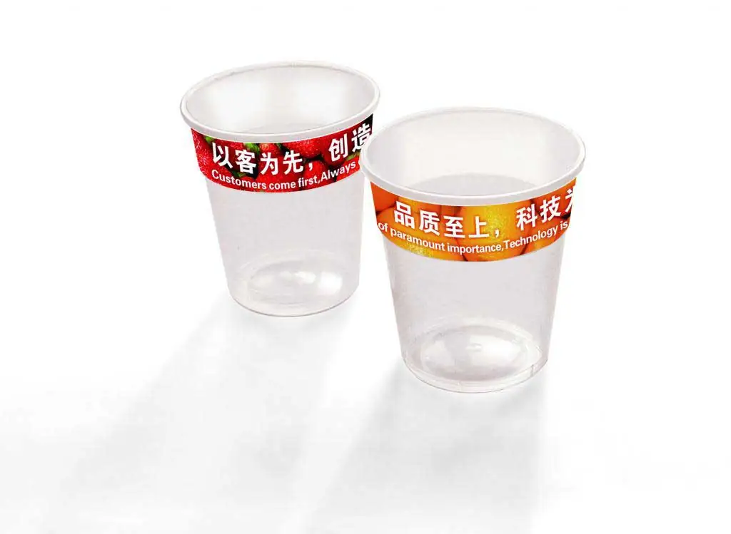 SPEED208 (208-ton) can be paired with an automatic packaging system to produce 4-cavity, 0.4mm, thin-walled ice-cream cups.
