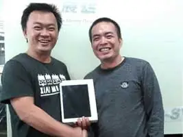 The second winner of ipad at ChinaPlas 2015 Grand Lucky Draw