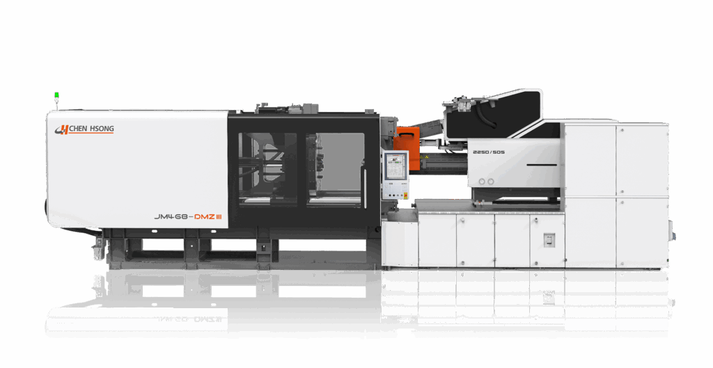 Chen Hsong JM-DMZ III three-platen back-loading multi-material injection molding machine