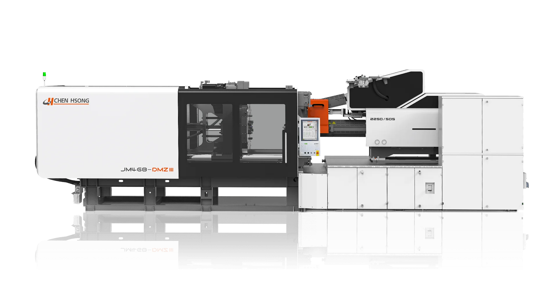 Chen Hsong JM-DMZ III three-platen back-loading multi-material injection molding machine