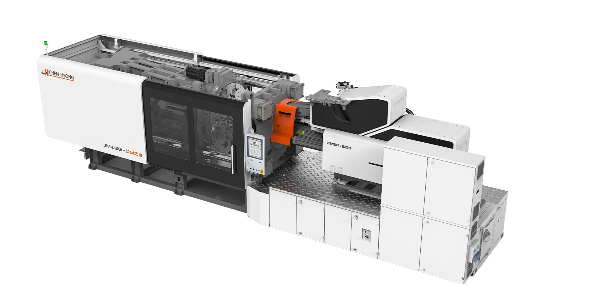 Chen Hsong JM-DMZ III three-platen back-loading multi-material injection molding machine