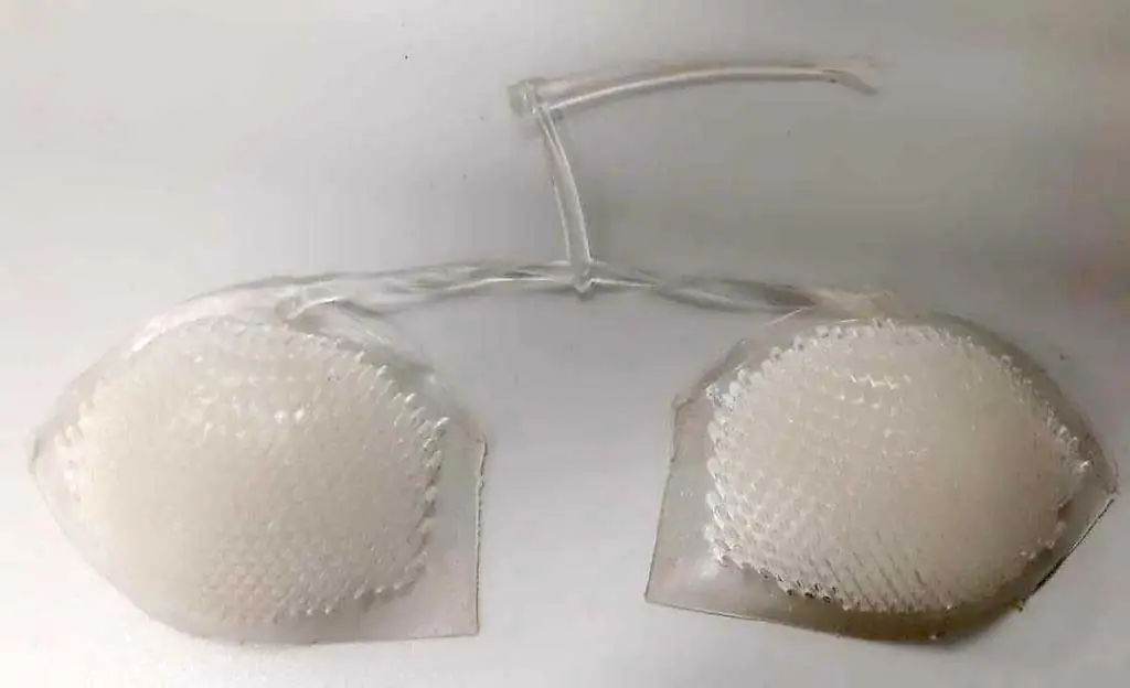 Bra Fillers produced by ChenHsong EM150-SVP/2 Injection Molding Machine