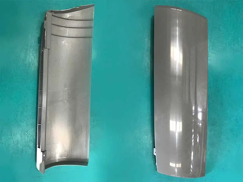 Automotive Left & Right Shroud Outer Plates are produced by JM1450-C2 Injection Molding Machine