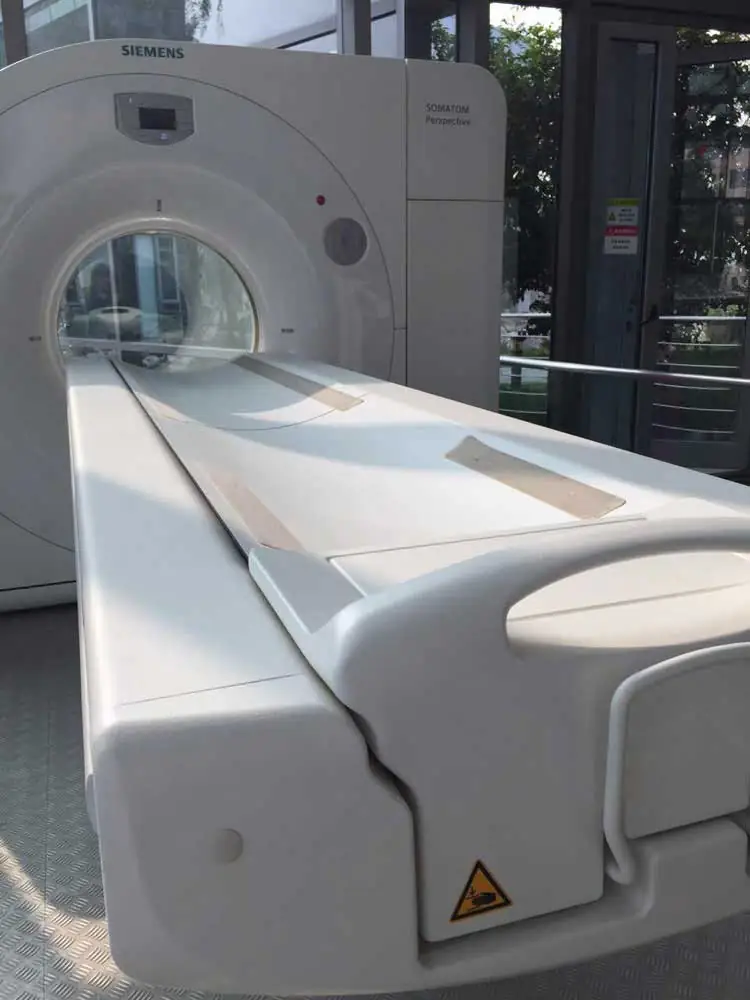 MRI machine casing