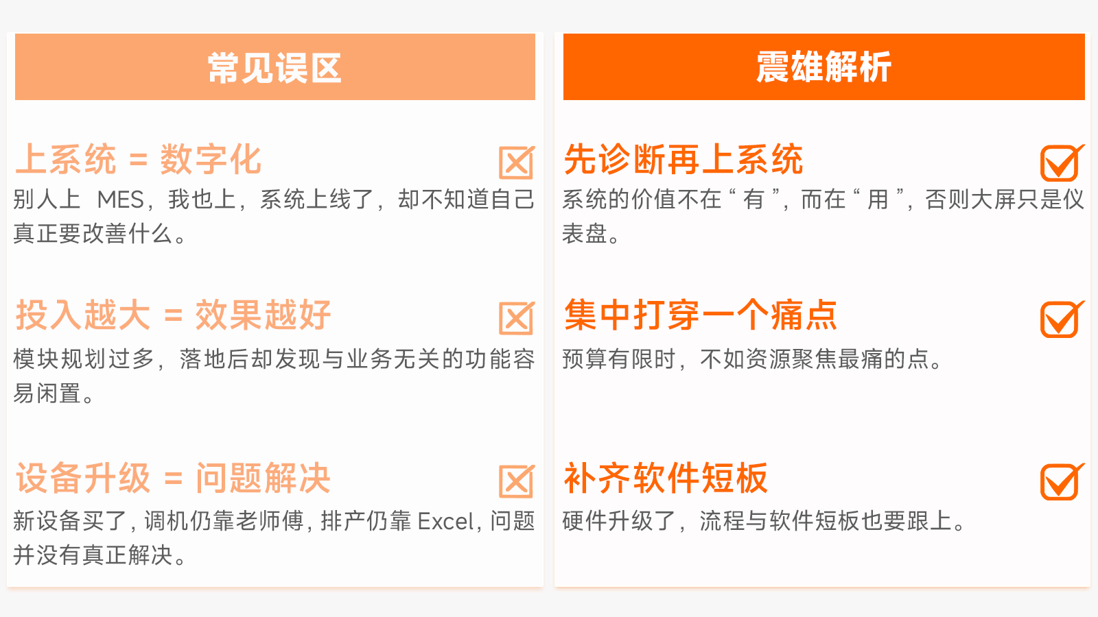 三个常见认知误区示意图